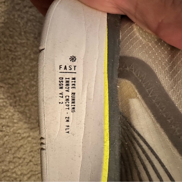 Nike Men's Beige and Black Athletic Shoes - Picture 5 of 5